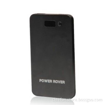 4000mAh Portable USB Charger for iPhone, Various Mobile Phones, Press Button with LED Lighting